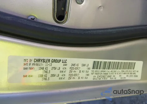 2014 Dodge Journey Se from USA, damaged, VIN 3C4PDCAB2ET166065